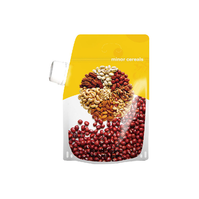 Safety Cheap Grain Pushed Food Plastic Packaging Stand Up Pouch Bags